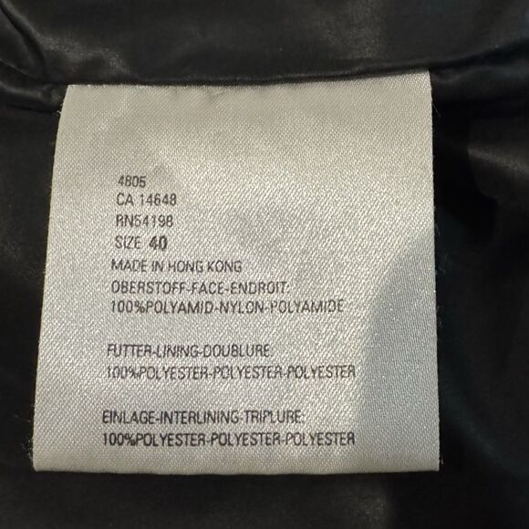 Bogner Men’s Vest Sz 40 Black Nylon Multi Pocket Zip Front Outdoor Layer Quilted - Picture 5 of 11